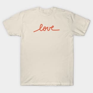 Love saying hand writing T-Shirt